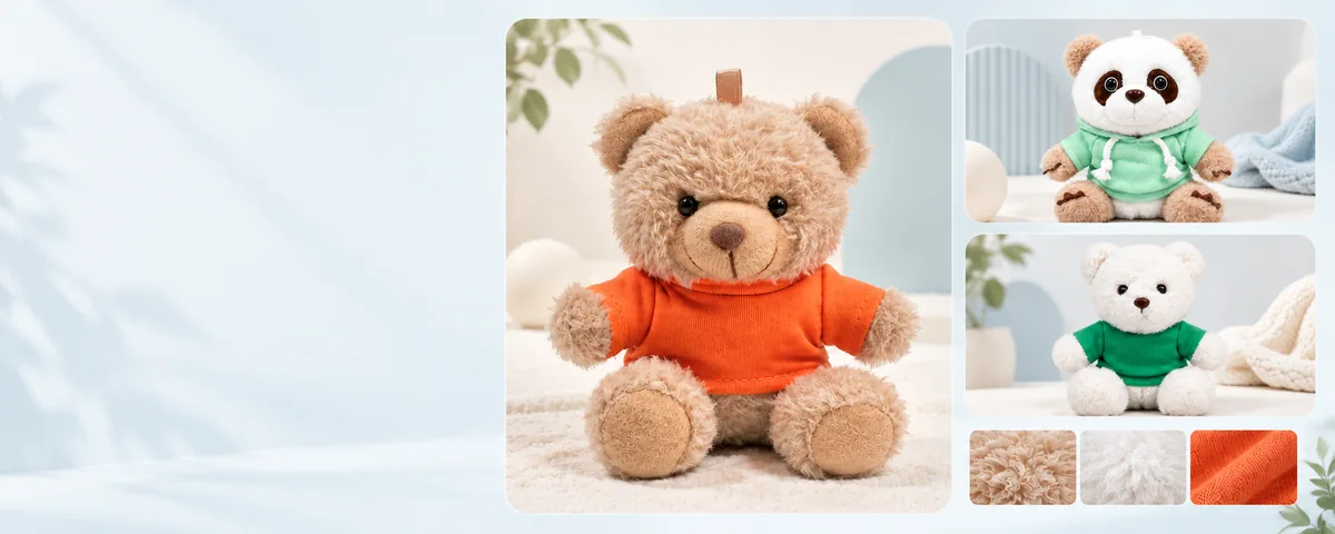 Plush product and fabric selection
